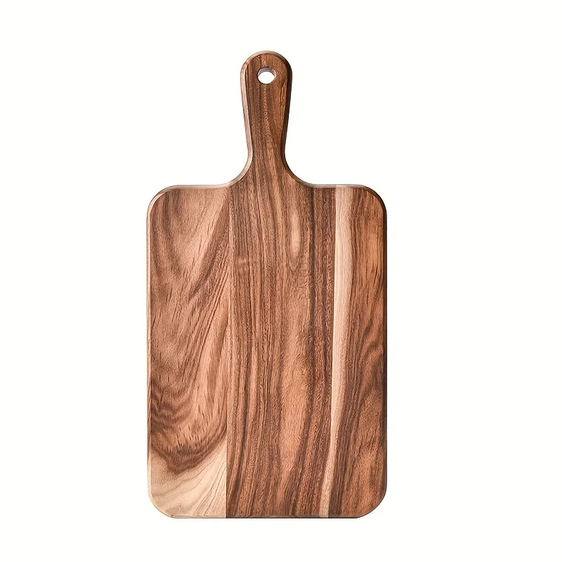 Acacia Wood Cutting Board with Handle - Ultra-Thick Dual-Sided Design,Durable & Easy-Clean Surface for Cheese, Meat, Vegetables thumbnail 2