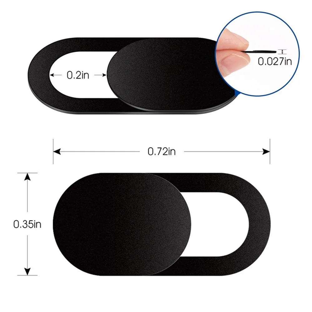 20/10/5/1PCS Sliding Webcam Cover Laptop Camera Cover Slider Phone Antispy For iPad Laptop Macbook Tablet lenses Privacy Sticker thumbnail 2