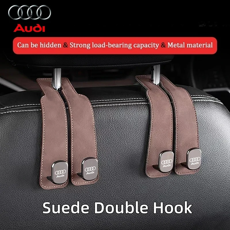 Car Seat Back Hanging Hook Back Storage for Audi A1 A3 8P 8L A4 A5 B6 B7 A6 A7 C5 C6 4F Q3 Q5 Q7 Q8 Tt S3 S4 S6 Rs Accessories