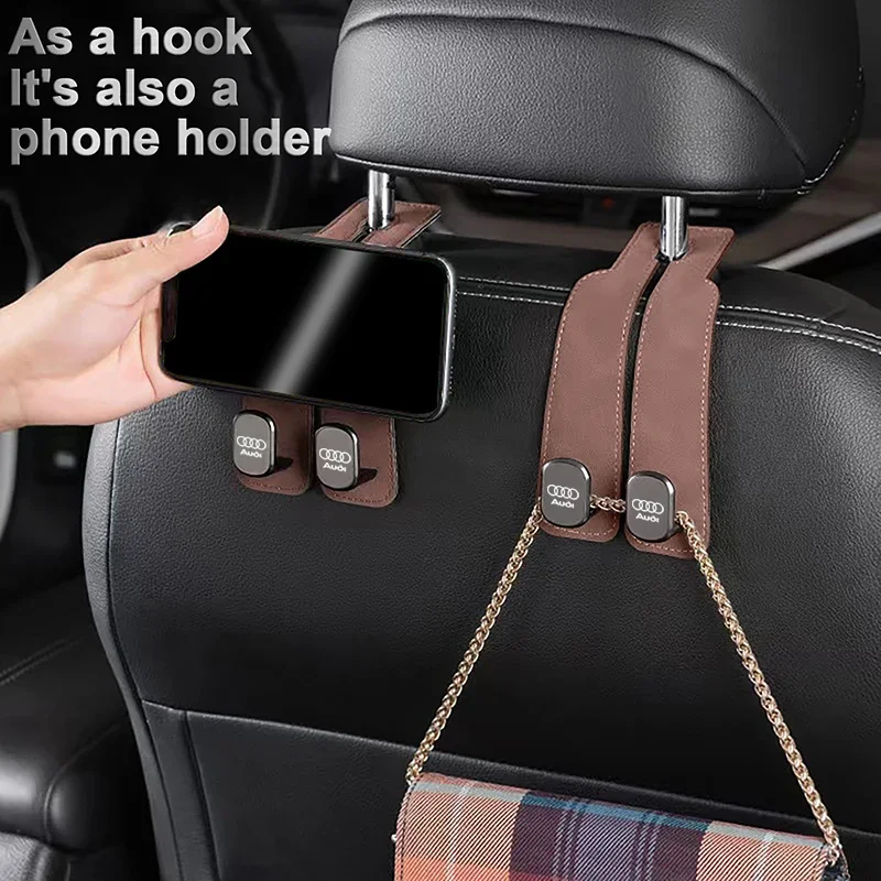 Car Seat Back Hanging Hook Back Storage for Audi A1 A3 8P 8L A4 A5 B6 B7 A6 A7 C5 C6 4F Q3 Q5 Q7 Q8 Tt S3 S4 S6 Rs Accessories thumbnail 2