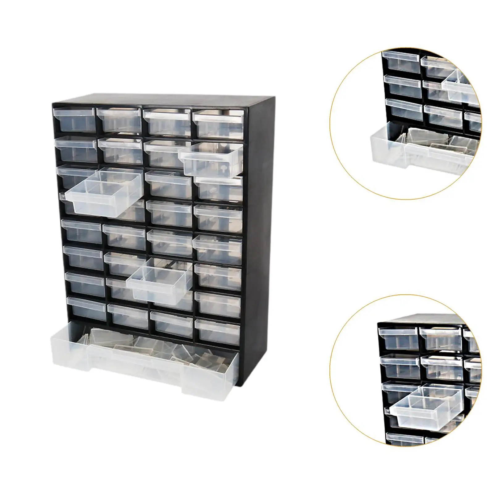 Drawer Storage Cabinet Organizer, Tool Box Container Garage Organization for Parts Hardware Nuts Screws Beads Garage thumbnail 5