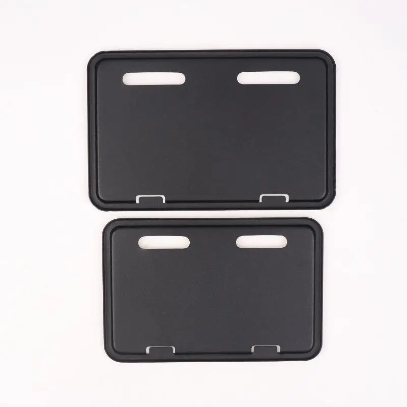 1Pcs Universal Electric Bicycle Stainless Steel License Plate Holder Frame Anti-theft Protective Cover Motorcycle License Plate thumbnail 6