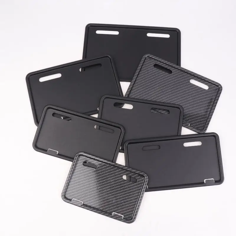 1Pcs Universal Electric Bicycle Stainless Steel License Plate Holder Frame Anti-theft Protective Cover Motorcycle License Plate thumbnail 3