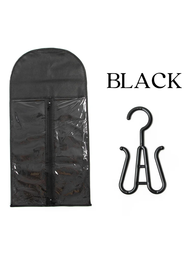 Hair Holder Hair Extensions Storage Bag with Dust-proof Wig Storage Kit, Hair Salon Travel Use Portable Wig Bag With Hanger thumbnail 6