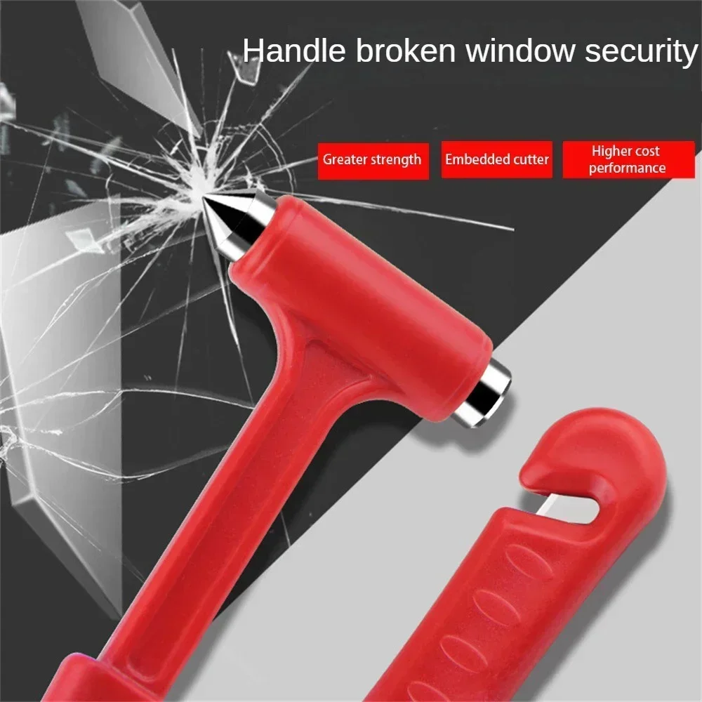 Car Buses Trucks Window Breaking Hammer Emergency Escape Safety Hammer Glass Breaker Seat Belt Cutter Tools thumbnail 2