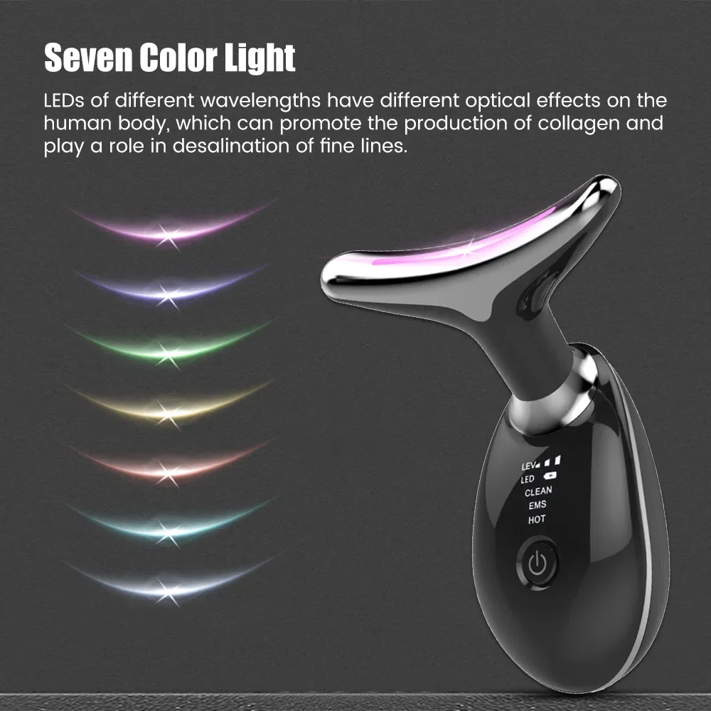 25HTFace Neck Lift Beauty Device Facial Massager LED Light Therapy Double Chin Remover Skin Rejuvenation Tightening Anti Wrinkle thumbnail 3