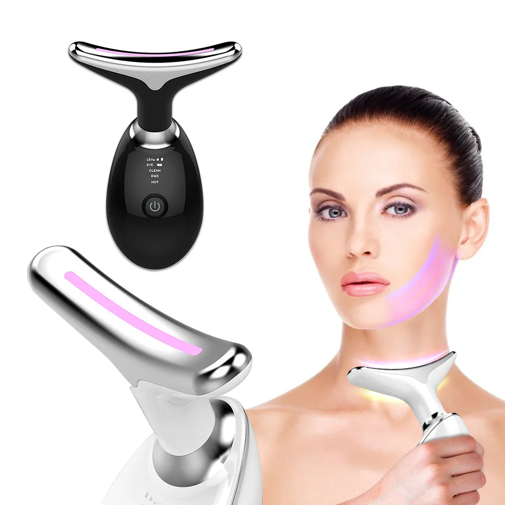 25HTFace Neck Lift Beauty Device Facial Massager LED Light Therapy Double Chin Remover Skin Rejuvenation Tightening Anti Wrinkle thumbnail 2