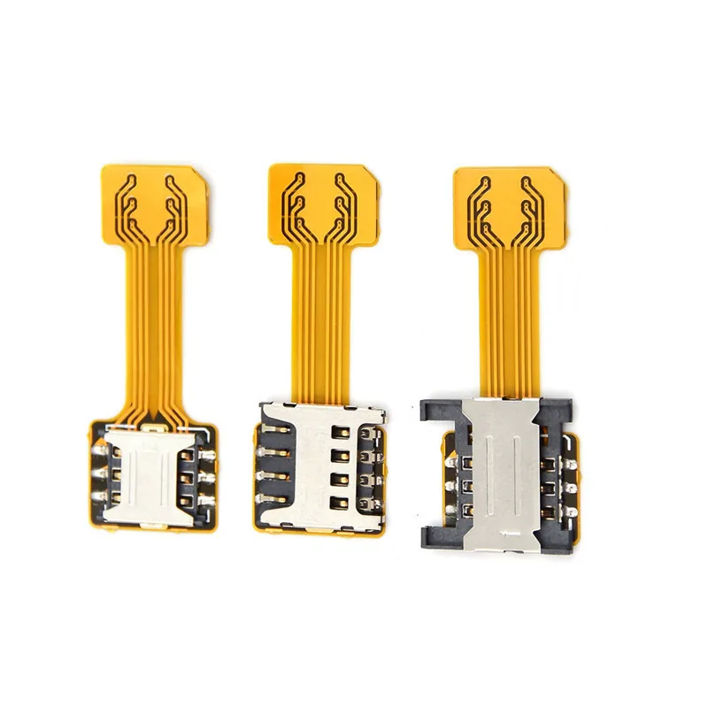 Dual Nano Micro Mini Card Slot Flex Cable for Micro SD TF SIM Card Slots Adapter Ribbon Extender for Android Phone Repair Tool thumbnail 3