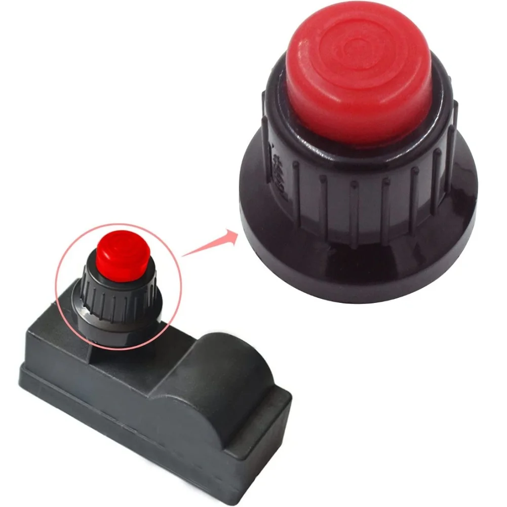 2pcs Outdoor Patio Gas Heater Pulse Ignition Switch Cap Igniters Push Button Switch With Red Cap With Spring Replaceable thumbnail 6