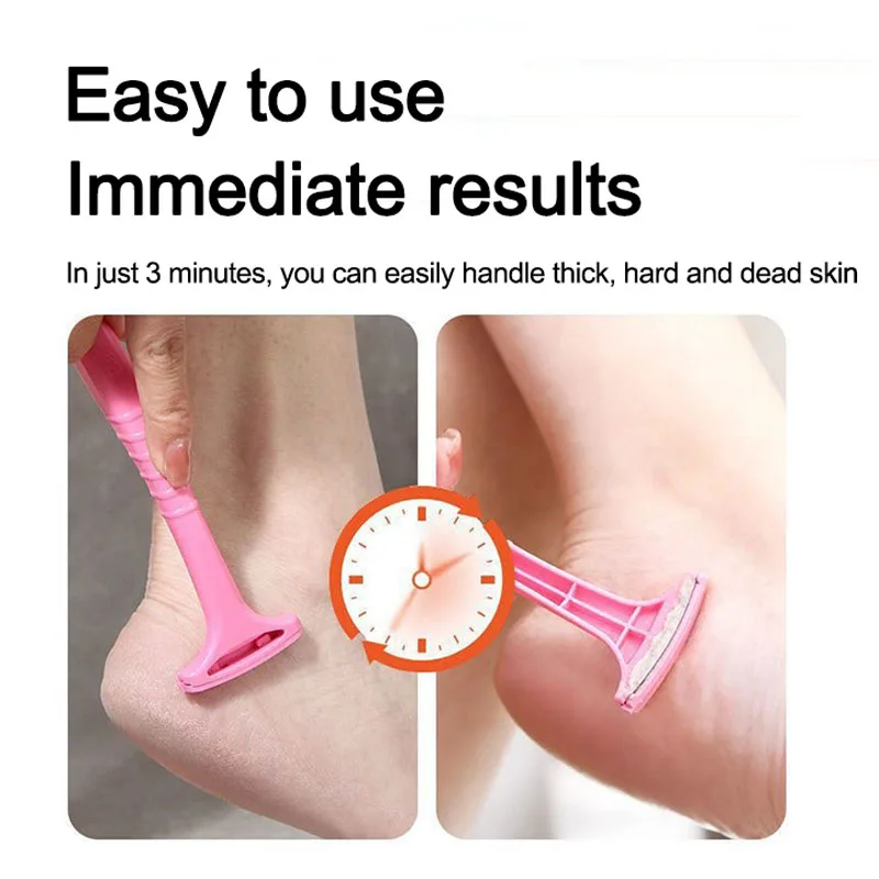 1/2/3pcs Dead Skin Removal Tool Care Pedicure Metal+Plastic Professional Foot Hard Feet Skin Cutter Cuticle ZBHLGJ05 thumbnail 5