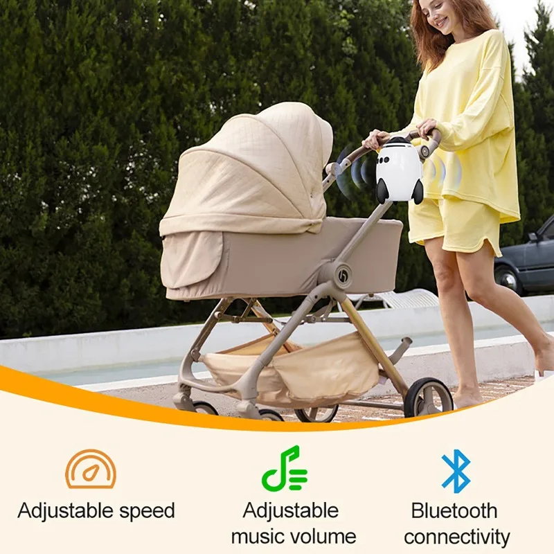 Portable Baby Calming Device Multi-functional Wireless Bluetooth Sleep Aid Vibrating With Soothing Music White Noise Sound thumbnail 3