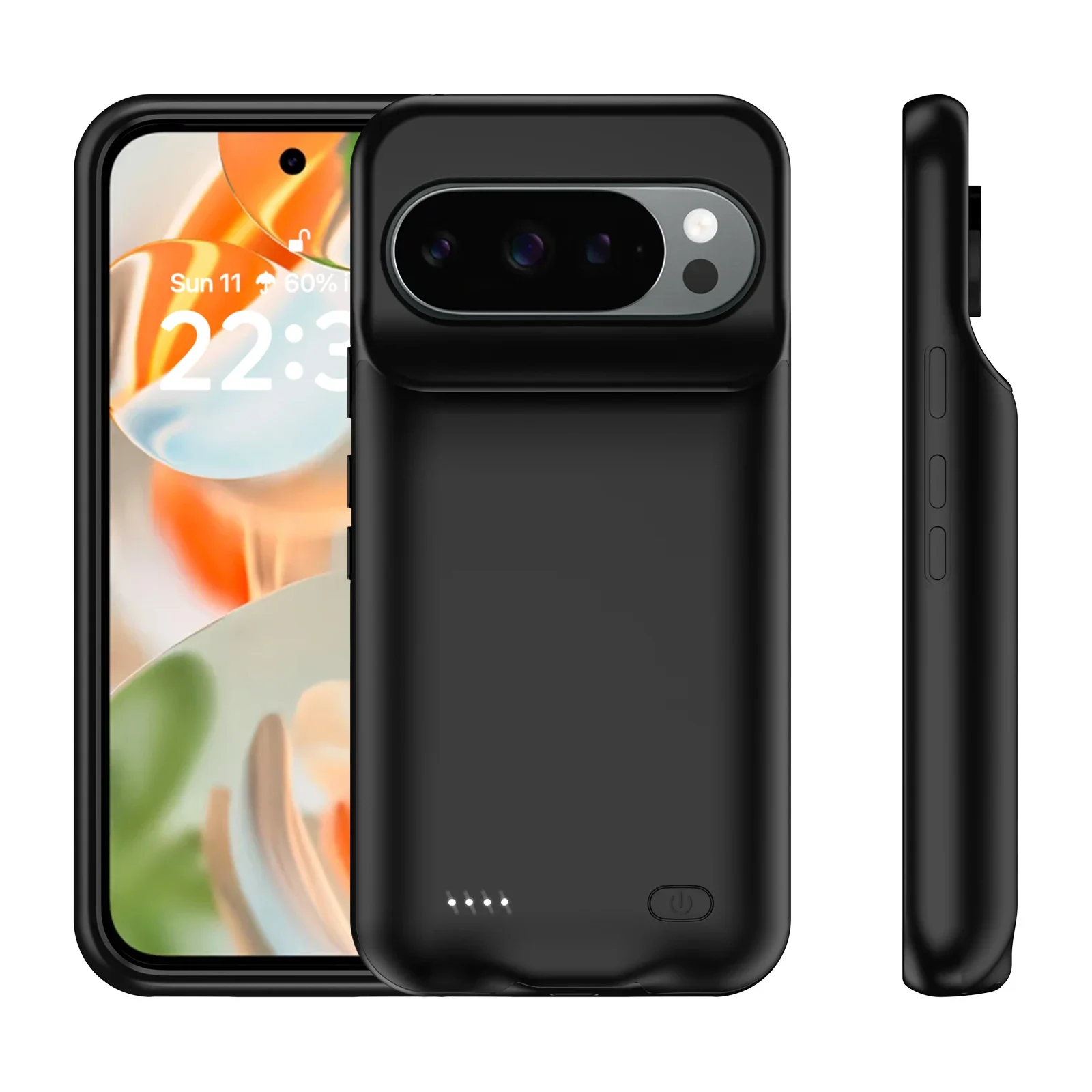 for Google Pixel 9 10 Pro XL 9A Smart Battery Charger Case power bank External Battery Charging Cover batterie externe funda thumbnail 2