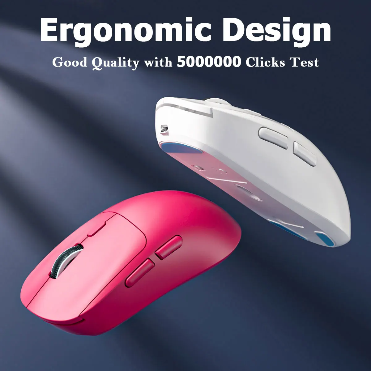 Portable Rechargeable Wireless Mouse Bluetooth/2.4G Dual-Mode Gaming Mice 4 Colors Silent Gamer Mice for PC ipad Computer Mice thumbnail 4
