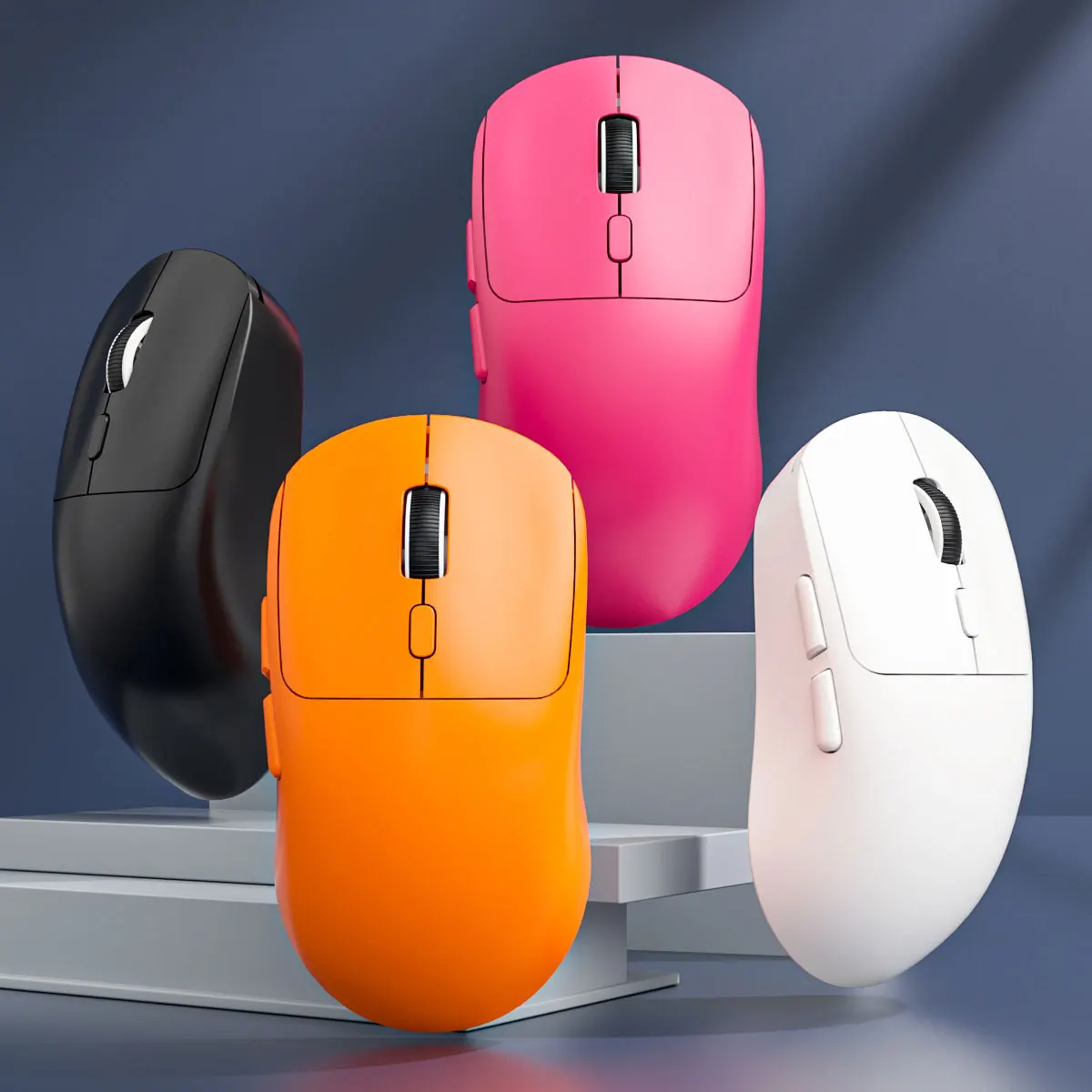 Portable Rechargeable Wireless Mouse Bluetooth/2.4G Dual-Mode Gaming Mice 4 Colors Silent Gamer Mice for PC ipad Computer Mice thumbnail 6