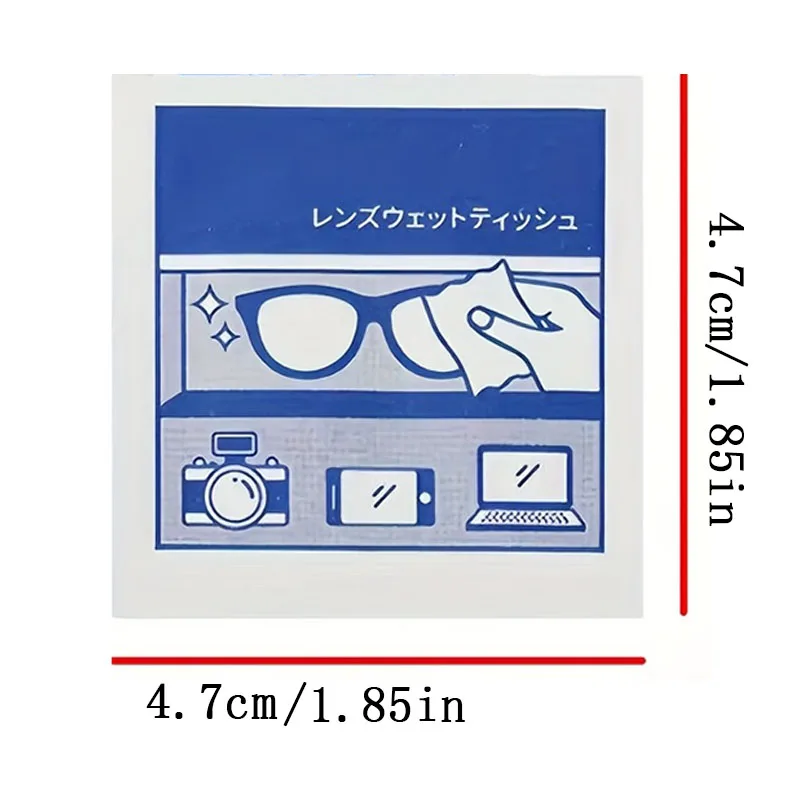 100 Disposable Eyeglass Cleaning Wipes - Individually Packaged, Suitable for Eyeglasses, Smartphones, Tablet Screens - Special for Sensitive Surfaces, No Residue, Phone Screen Cleaning thumbnail 2