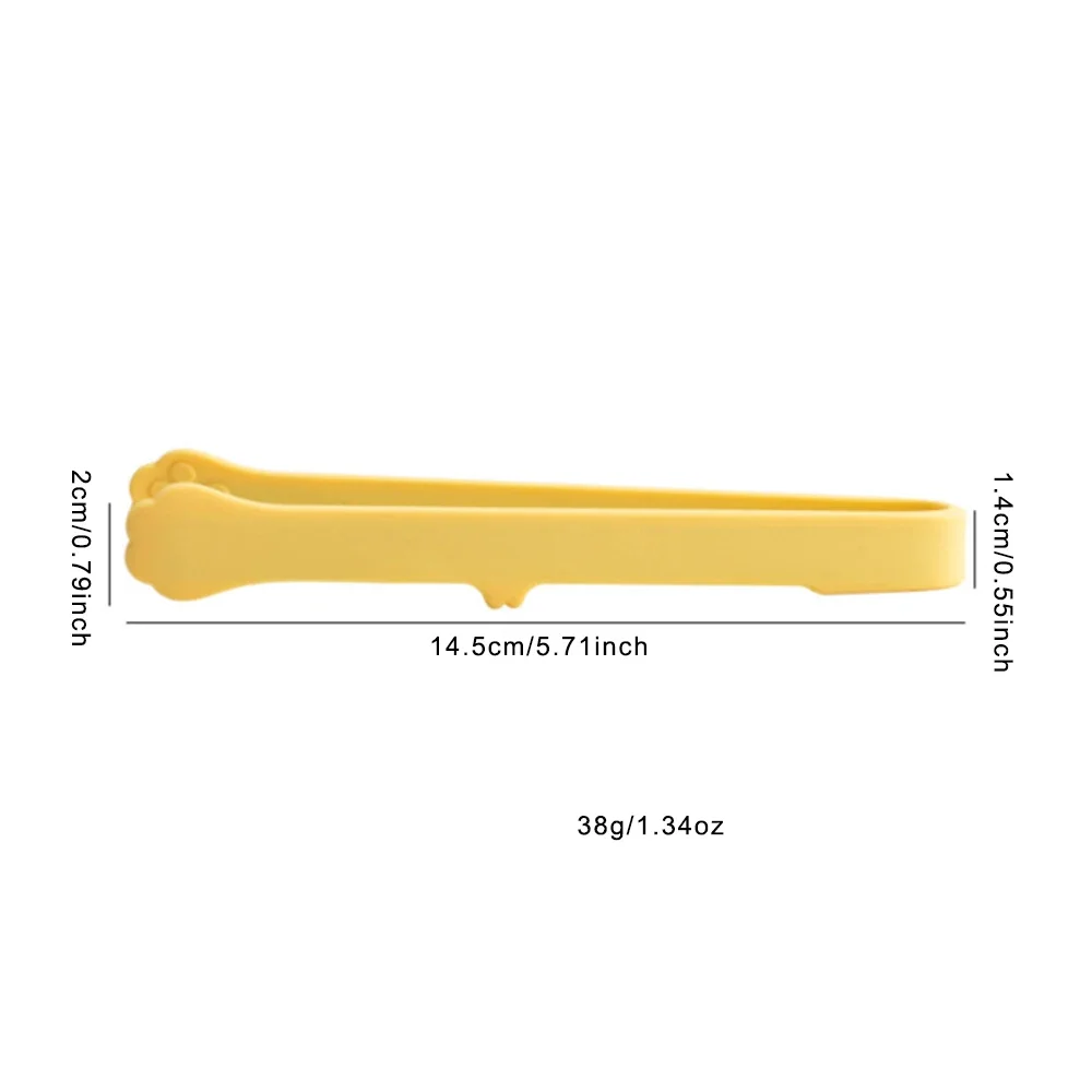 3Pcs Coffee Sugar Clip Silicone Anti-skid Ice Tongs Cat Paw Shape Food Cake Clamp Kitchen Gadgets Bar Buffet Tools Tweezer thumbnail 3