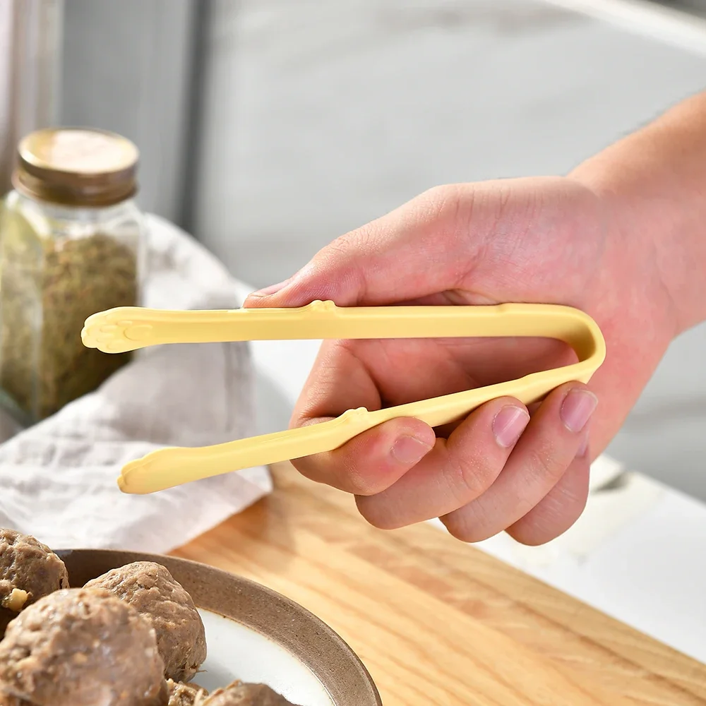 3Pcs Coffee Sugar Clip Silicone Anti-skid Ice Tongs Cat Paw Shape Food Cake Clamp Kitchen Gadgets Bar Buffet Tools Tweezer thumbnail 6
