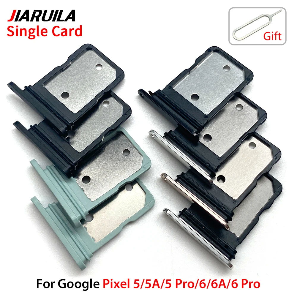 New for Google Pixel 5 / 5 Pro / 5A / 6 Pro / 6A Sim Card Holder Tray Chip Slot Drawer Holder Adapter Socket (Single Card) thumbnail 4