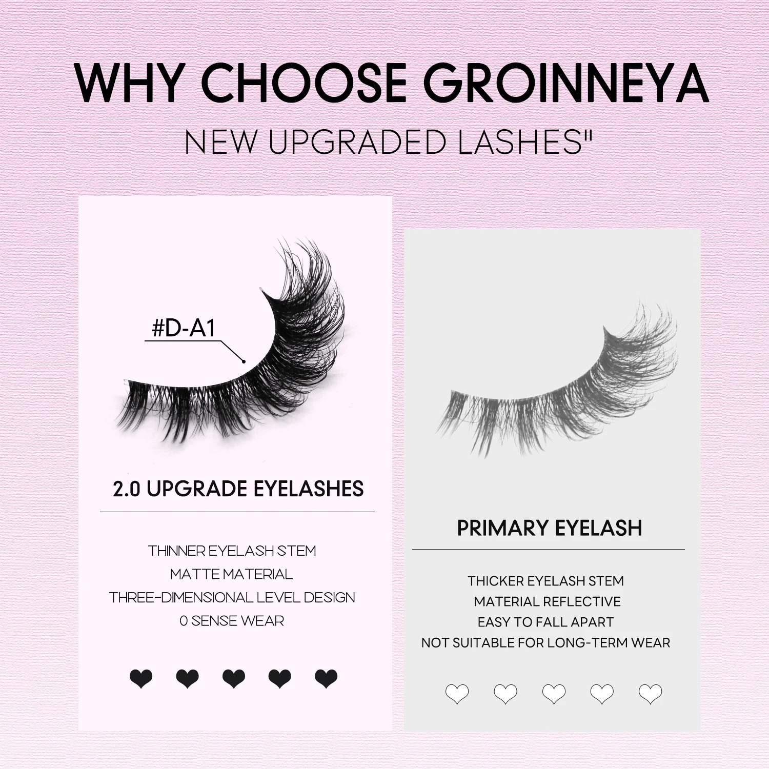 Veltrinay Fake Lashes Mink Lashes Plush 3D False Eyelashes Clear band Accent Cat Eye Lashes False Lashes Makeup thumbnail 6