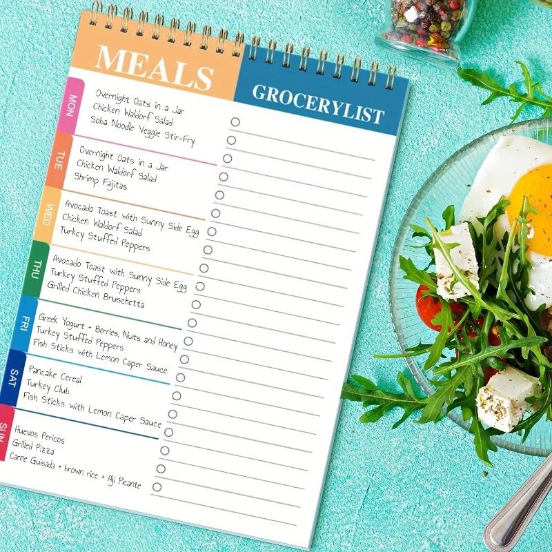 Weekly Meal Planners / Daily Planning Notepad For Organized Weekly & Daily Planning Schedule Time Management Plan Notebook thumbnail 5