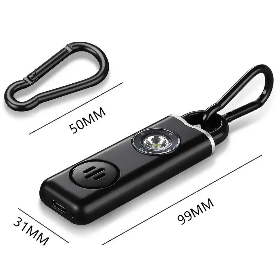 personal enses Wolf Proof Self-defense Alarm 130dB, Children and Women Safe To Carry Keychains Screaming Loudly Panicking thumbnail 4
