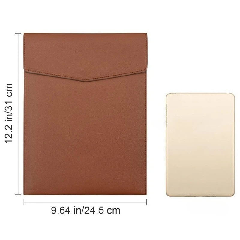 PU Leather File Folders A4 Document Holder File Storage Bag for Office Home Travel thumbnail 6