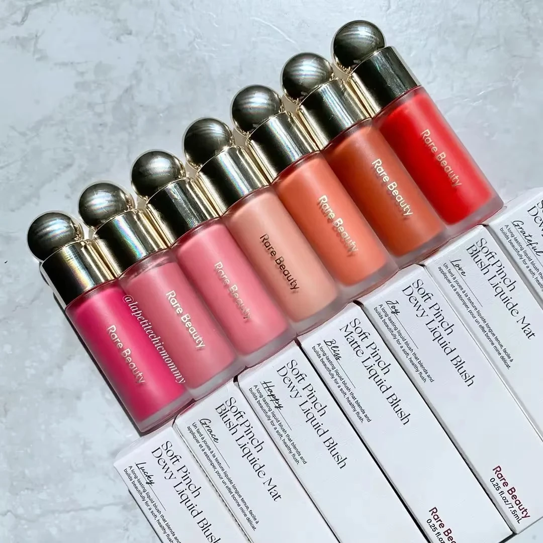 Rare Beauty Soft Pinch Liquid Blush Silky and Glides On Smoothly Long Lasting Plump Makeup Hope Love Virtue Happy Wonder Worth thumbnail 3
