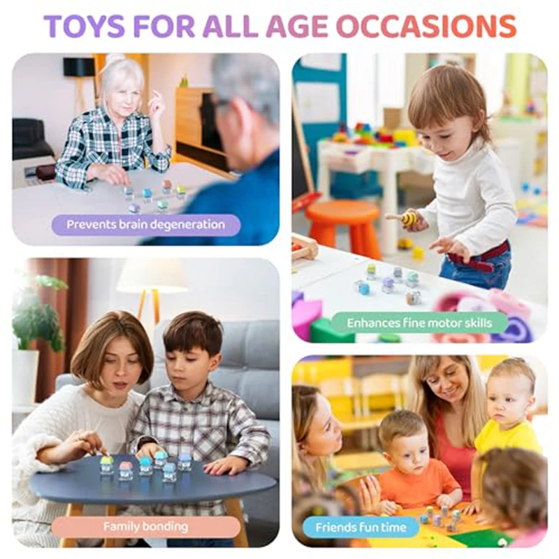 1/4/9Keys Finger Button Mechanical Keyboard Keycaps Keychain Fidget Toys Decompression Stress Relief Keyboard Clicker Kids Toy thumbnail 6