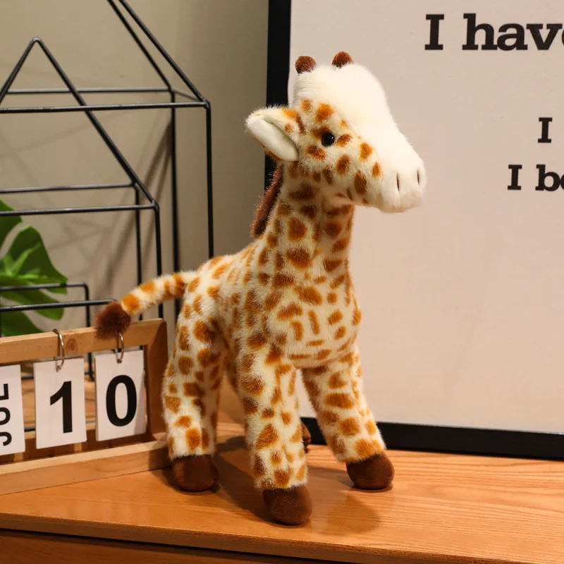 25/35CM Kawaii Cartoon Simulation Anime Cute Giraffe Stuffed Animal Plush Toy Children's Giraffe Handmade Doll Festival Gift thumbnail 4