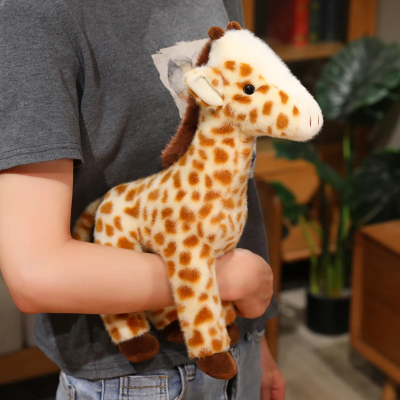 25/35CM Kawaii Cartoon Simulation Anime Cute Giraffe Stuffed Animal Plush Toy Children's Giraffe Handmade Doll Festival Gift thumbnail 6