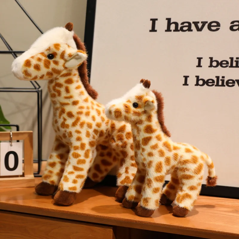 25/35CM Kawaii Cartoon Simulation Anime Cute Giraffe Stuffed Animal Plush Toy Children's Giraffe Handmade Doll Festival Gift thumbnail 2