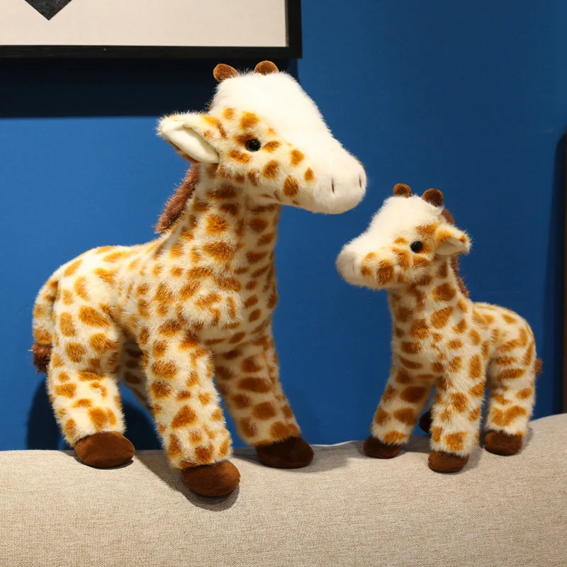 25/35CM Kawaii Cartoon Simulation Anime Cute Giraffe Stuffed Animal Plush Toy Children's Giraffe Handmade Doll Festival Gift thumbnail 3
