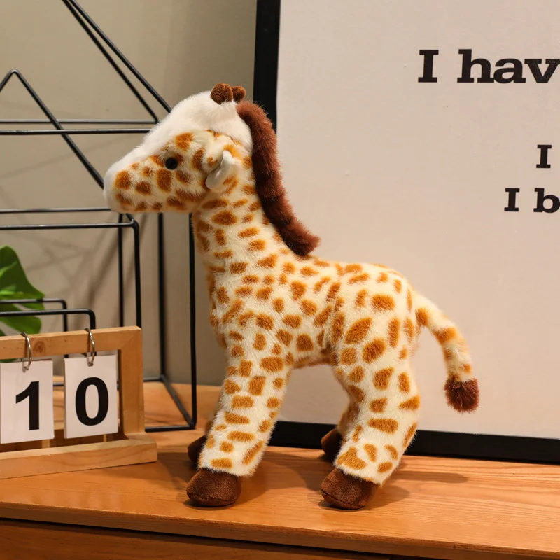 25/35CM Kawaii Cartoon Simulation Anime Cute Giraffe Stuffed Animal Plush Toy Children's Giraffe Handmade Doll Festival Gift thumbnail 5