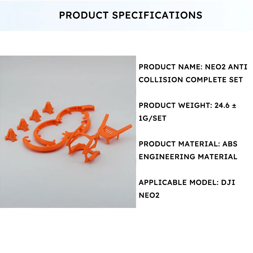 3D printing 4in1For DJI NEO 2 Anti-Collision Protector Bumper Bar Gimbal Bar Anti-Drop Protection Tail For Neo2 Drone Accessory thumbnail 6