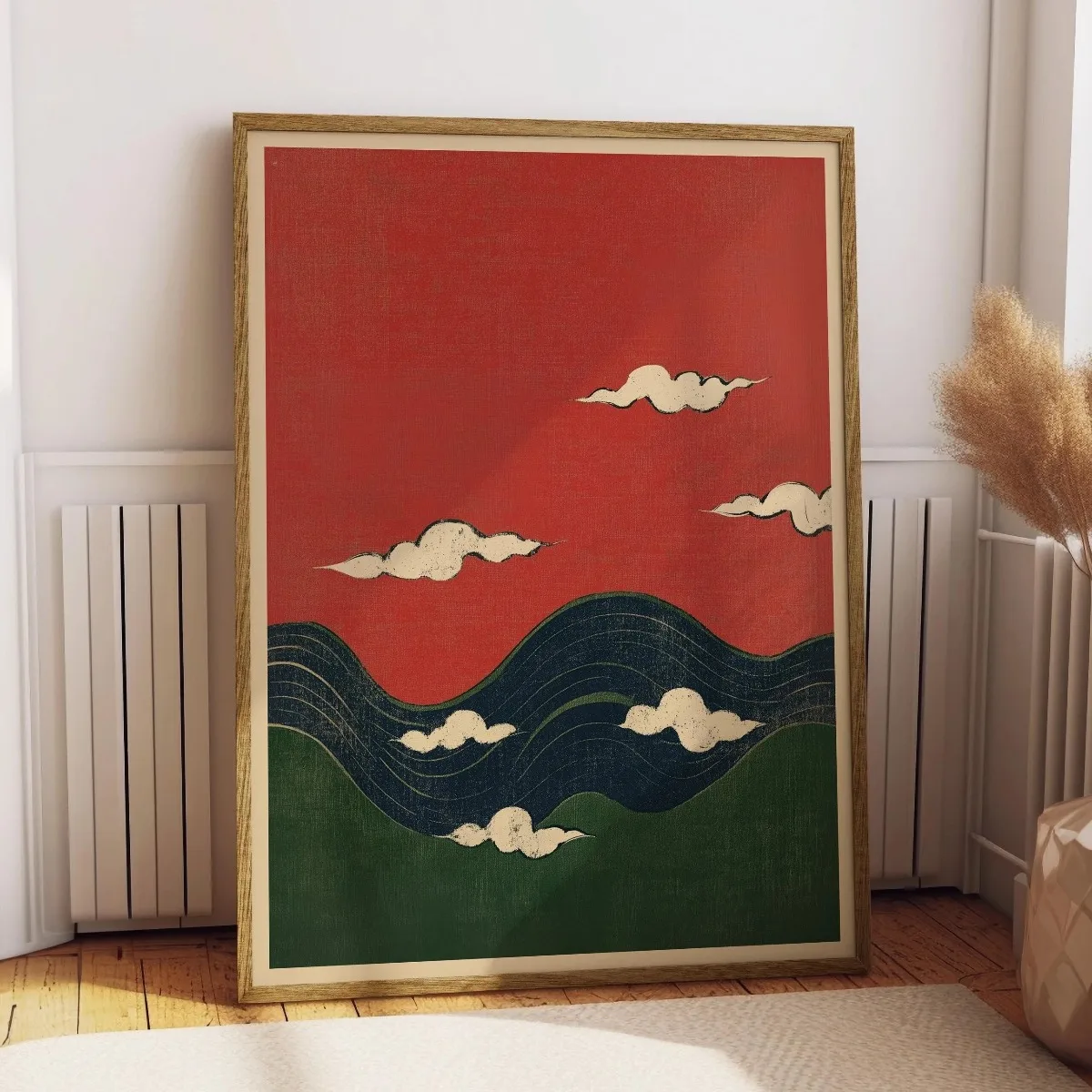 Japanese Retro Bonsai Tree Canvas Print Poster Vintage Ukiyo-e Botanical Art Prints Living Room Bedroom Wall Art Home Decor thumbnail 5