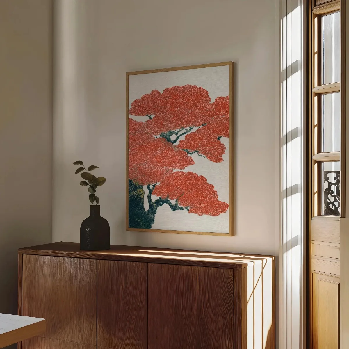 Japanese Retro Bonsai Tree Canvas Print Poster Vintage Ukiyo-e Botanical Art Prints Living Room Bedroom Wall Art Home Decor thumbnail 4