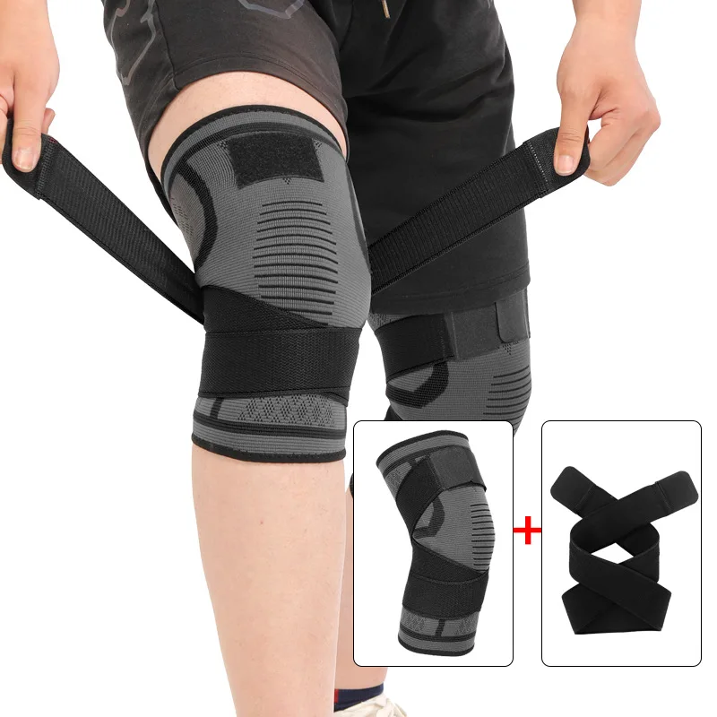 1 Piece Knee Pad, Nylon Sport Knee brace , Running, Fitness, Weightlifting, Cycling, Basketball, Outdoor, Knee Joint Compression thumbnail 2