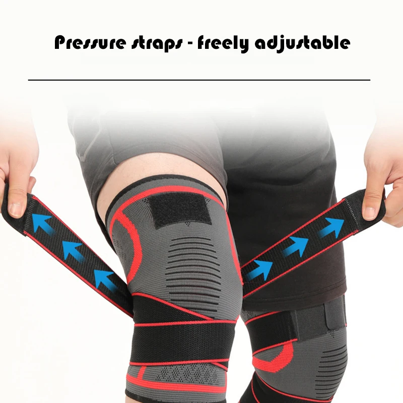 1 Piece Knee Pad, Nylon Sport Knee brace , Running, Fitness, Weightlifting, Cycling, Basketball, Outdoor, Knee Joint Compression thumbnail 5