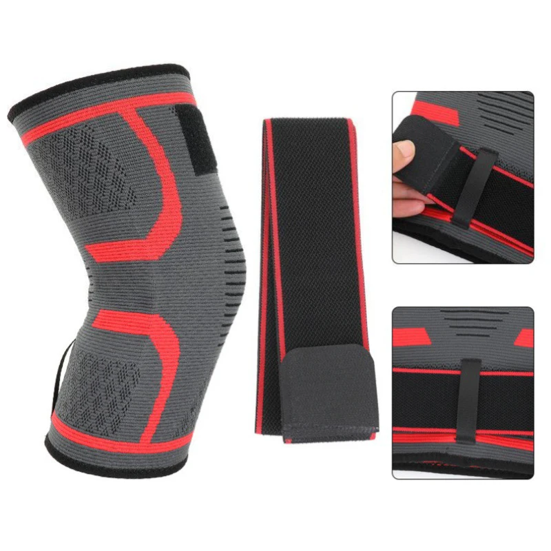1 Piece Knee Pad, Nylon Sport Knee brace , Running, Fitness, Weightlifting, Cycling, Basketball, Outdoor, Knee Joint Compression thumbnail 3