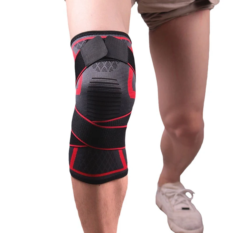 1 Piece Knee Pad, Nylon Sport Knee brace , Running, Fitness, Weightlifting, Cycling, Basketball, Outdoor, Knee Joint Compression thumbnail 4