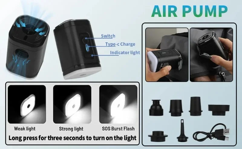 17L Vacuum Compression Bag with Air Pump Reusable Travel Clothing Storage Bag Compression Luggage Bag thumbnail 4