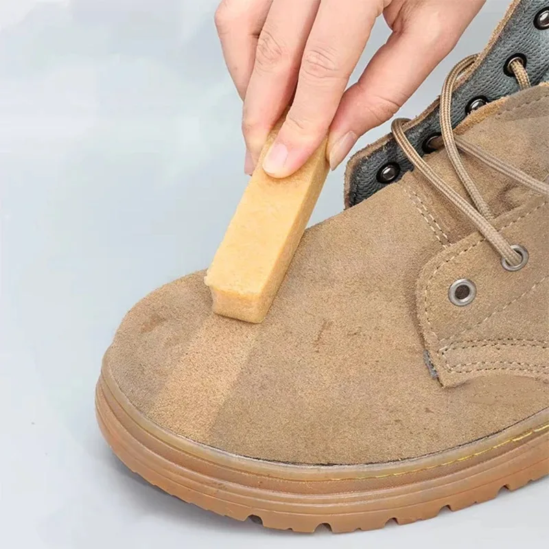 Natural Eraser Rubber Block Suede Shoes Boots Cleaner Shoe Shine Shining Wiping Leather Brush Tool Professional Decontamination thumbnail 2