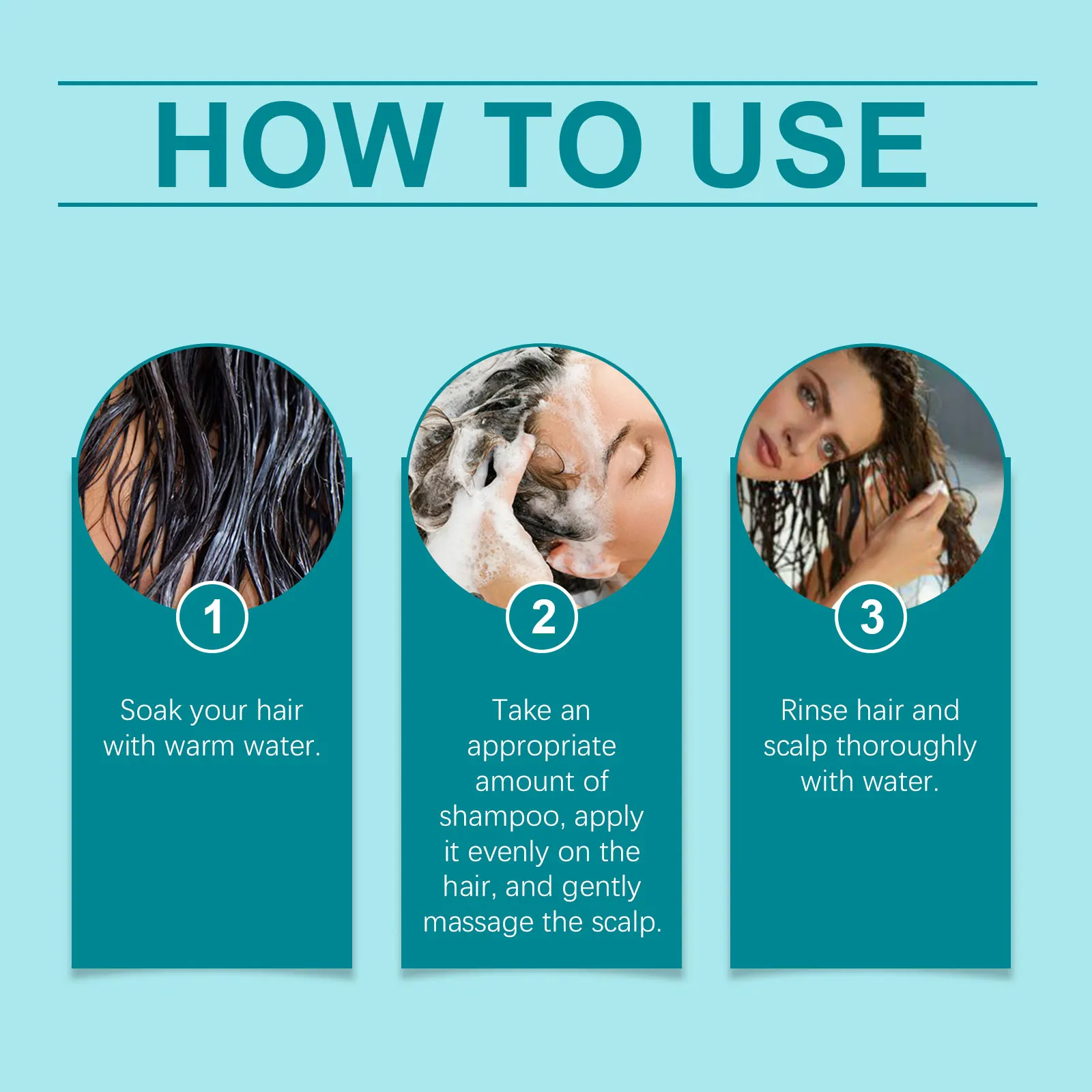 Organic Rosemary Hair Care Set Shampoo&Conditioner&Serum Nourish Strengthen Hair Roots Improve Dry Frizzy Hair Smooth Treatment thumbnail 6