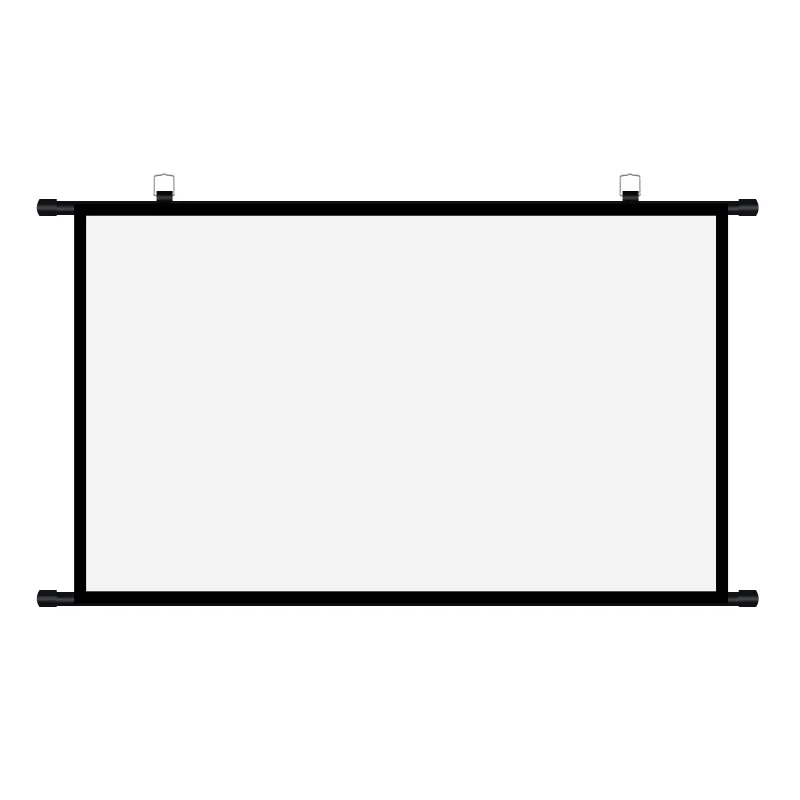 XMJM 60/72/84/100/120inch Thick HD Projector Screen 16:9 No-hole Wall-mounted Home Projection Screen thumbnail 6