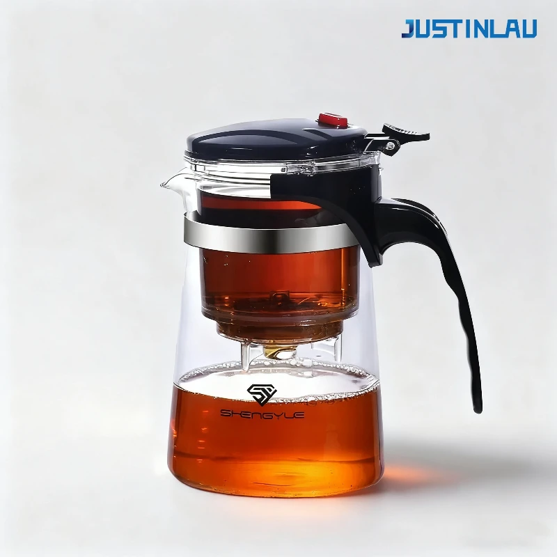 500ml-1800ml  Glass Teapot  Borosilicate Glass Split Type Teapot Heat Resistant Glass Teapot Tea Part Gift Idea Household thumbnail 6