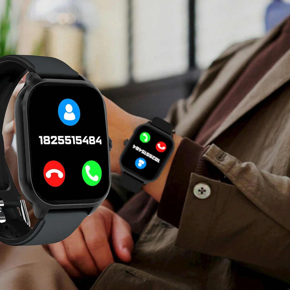 NEW 2.01'' Smartwatch Fitness Tracker Clock Sports Smartband Blood Pressure Monitor Smart Watches for Men Women IOS Android 2026 thumbnail 3