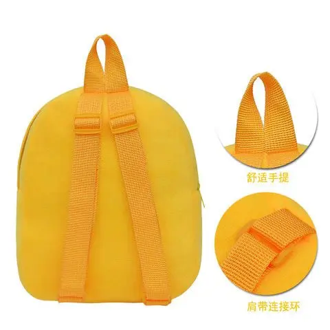 Pokemon Pikachu Plush Backpack kawaii Anime Figure Stuffed Toy Soft Cute Baby School Bag Children Birthday Gifts thumbnail 4