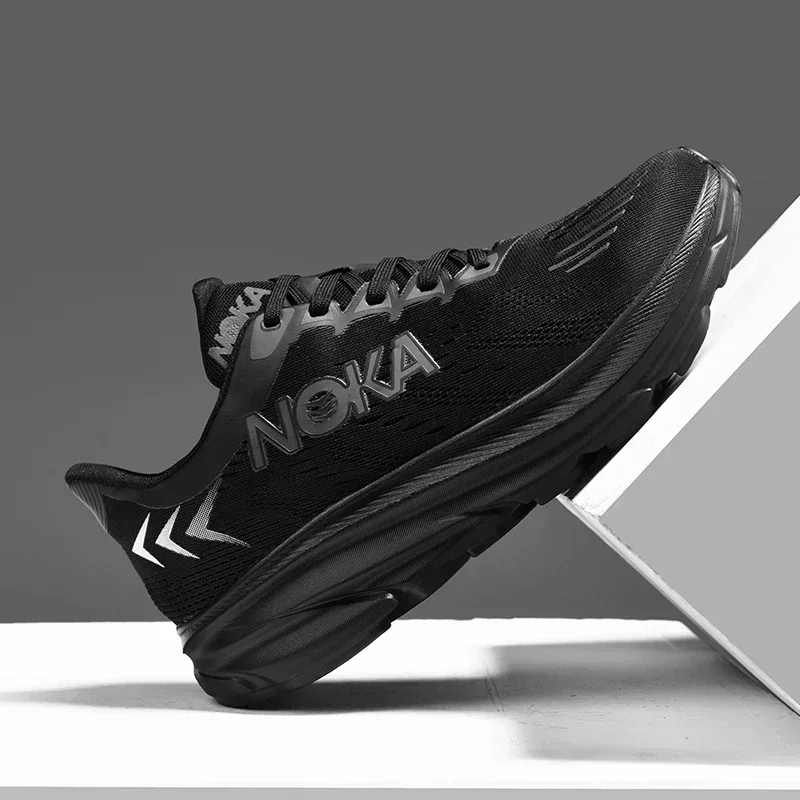 Men's Running Shoes Breathable Cushioning Luxury shoes Trainer Race Outdoor Couple Non-Slip Jogging Sneakers Mesh Off-road Shoes thumbnail 5
