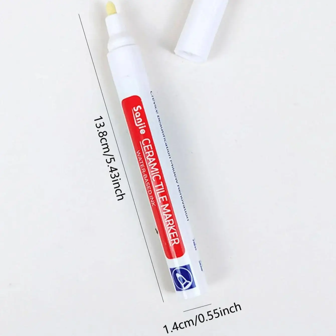 1/5/10PC  Waterproof Marker Pen Wall Seam Repair Tiles Grout Markers Pens Floor Bathroom Decontamination Paint Brush Tools thumbnail 3