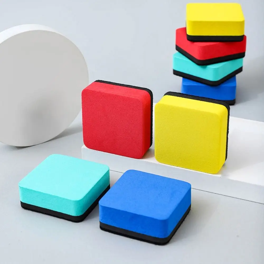 2pcs EVA Felt Whiteboard Eraser Office Supplies Dual -color Magnetic Marker Cleaner Square Blackboard Wipe Meeting Room thumbnail 5